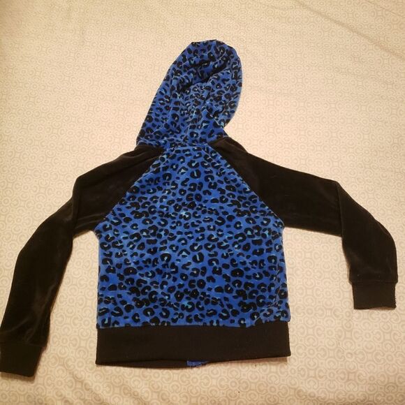 HELLO KITTY VELOUR SEQUIN LEOPARD PRINT JACKET 2T - Picture 5 of 7